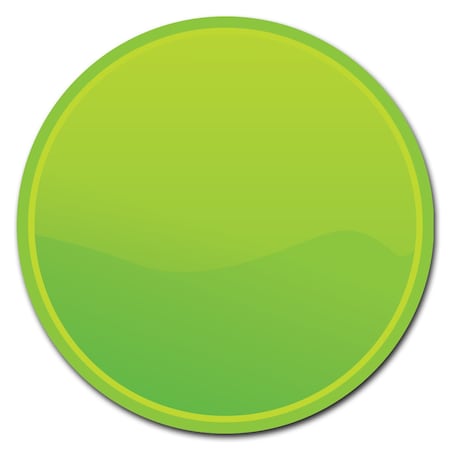 Lime Green Circle Corrugated Plastic Sign
